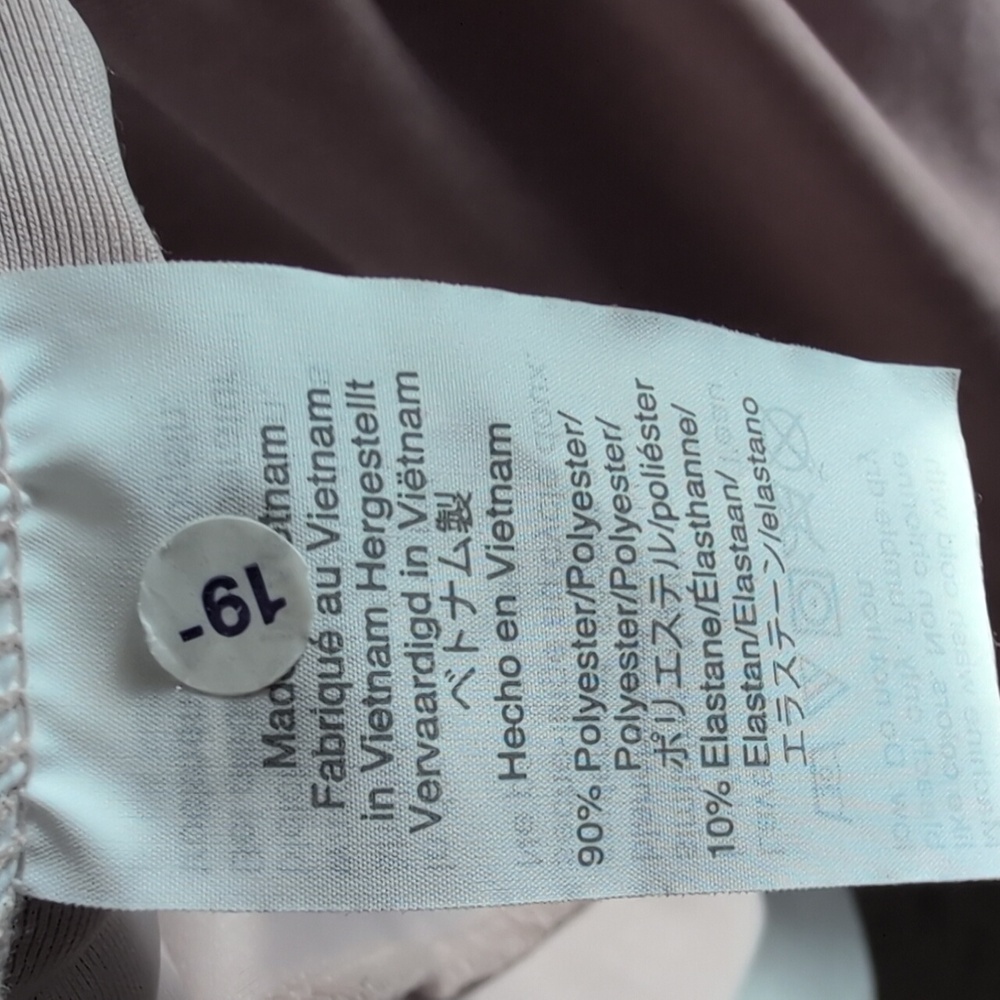Madewell Mauve V-Neck Long Sleeve Velour Dress - Picture 7 of 9